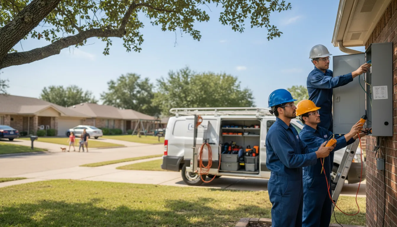Certified electrician providing emergency electrical services in Akron, PA